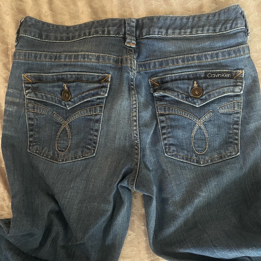 SOLD ♥️ Calvin Klein Blue Boot Cut Jeans